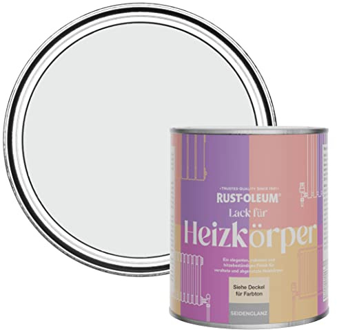 Rust-Oleum Grey Heat Resistant Radiator Paint in Satin Finish - Monaco Mist 750ml