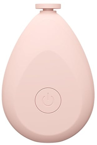 Elektrischer Baby-Nagelknipser mit 4 Schleifköpfen, sicherer Baby-Nagelknipser, elektrisch, batteriebetrieben (Rosa)