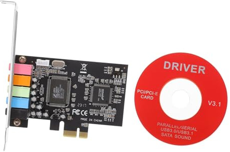Pcie to 5.1 Sound Card Cmi8738-6ch Metal Internal Card