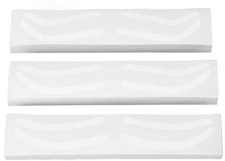 Gabarit de Mise en Forme des Sourcils Jetable, 150 Feuilles D'autocollants à Sourcils pour Toutes les Formes et Tailles de Visage, Pochoir Adhésif Pratique pour Sourcils, Ruban