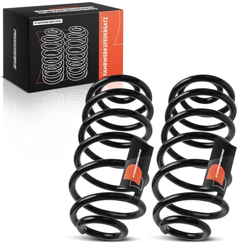 Frankberg 2x Muelles de Suspensión Eje trasero Compatible con Viano W639 Bus 2003-2013 Vito Bus W639 Bus 2003-2014 Vito/Mixto Furgoneta W639 Furgoneta 2003-2014 Replace# 6393242804