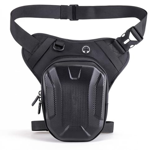 Aomiun Bolsa de Pierna, Bolsa de Pierna de Motocicleta de 2L, Riñonera, Bolsa de Motocicleta, Bolsa de Pecho Riñonera para Hombres y Mujeres para Ciclismo, Correr, Viajar