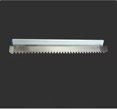 Tile Trowel, Tile Leveling Tools, Large Plate Scraper Groove Puller, for Large Tiling Masonry Adjust The Slurry Layer Apply Mortar(Triangle Teeth 75cm)