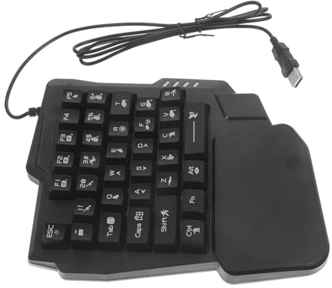OKUMEYR Clavier Gaming Filaire Rétroéclairé Mécanique Clavier E-Sport Compact pour Jeu à et Dortoir