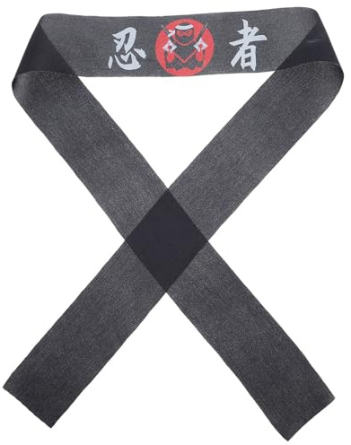 SOESFOUFU Japanisches Stirnband Robust und Formstabil aus Polyester mit Einzigartigem Stil Passend für Karateübungen und Kücheneinsätze