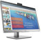 HP-PC EliteDisplay E243d Docking e Webcam Integrata,Schermo 24 IPS Antiriflesso FHD,BrightView,Pivoting 90 gradi,VGA,HDMI,DP,Argento (Ricondizionato)