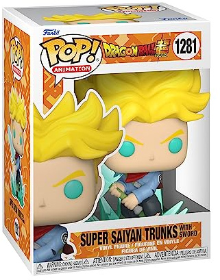 Funko Pop! Animation: DBS - Super Saiyan Trunks With Sword - Dragon Ball - Collectable Vinyl Figure - Gift Idea - Official Merchandise - Toys for Kids & Adults - Anime Fans