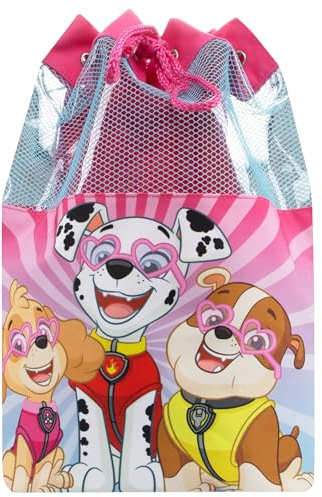Bolsa de Natación Patrulla Canina | Bolsa de Natación Para Niñas| Rosa