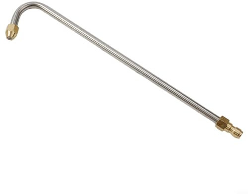 Oniissy 65JXYN560717H0C47864 Hochdruckreiniger-Lanze, 30°/90°/U-Form, abgewinkelte Lanze Verlängerung, Sprühstabdüse, Power-Jet Wash-Aufsatz (35 cm-U-Form), 65JXYN560717H0C47864