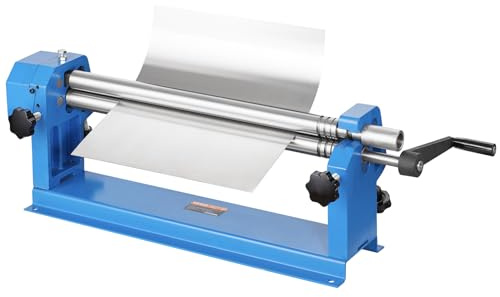 VEVOR Cintreuse à Rouleaux de Tôles, 610 mm, Plieuse Tôles, Calibre 16, φ 38 mm, avec 2 Rouleaux Amovibles, Rouleuse pour Tôle d'Acier à Faible en Teneur de Carbone, Alliage de Cuivre et d'Aluminium