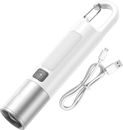 Misaakoeq Flashlights for Camping, Side Light Waterproof Flash Light, Waterproof Flash Lights, Flashlights for Home, Long-Range Lantern Multifunctional, Safety Lock Design for Outdoor