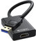 USB to HDMI Adapter, USB 3.0/2.0 to HDMI Adapter Full HD 1080P Multiple Monitors Audio Graphics Output Cable Converter for PC/ Laptop/Projector/ HDTV, Compatible with Windows XP/7/8/8.1/10/11/Android