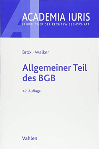 Allgemeiner Teil des BGB
