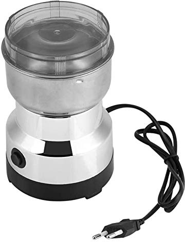 Wakects Moulin à café électrique, Moulin inoxydable pour grains de café, noix, épices et céréales