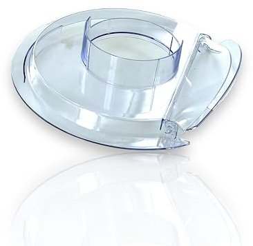 DL-pro Spritzschutzdeckel Spritzschutz für Kenwood Chef KW716198 31227 Abdeckung Deckel Ø 244mm für Rührschüssel Schüssel für KM66 Küchenmaschine