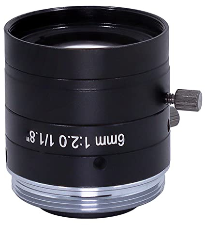 FA 6mm Machine Vision 1/1.8 Fixed Focus Lens Industrial Camera C-Mount Lens with Manual Focus