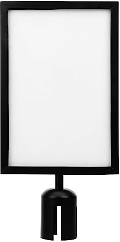 Toddmomy Stanchion Sign Holder Retractable Belt for Queue Display Frame for Airports Events and Conferences