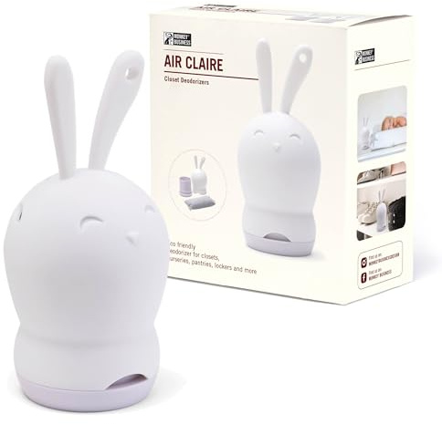 Monkey Business Odor Eliminators/Air Claire Deodorizers For Cupboards And Small Areas/Activated Charcoal Also Keeps Wardrobes, Lockers, Gym Bags Fresh/Odor Absorber Eco-friendly (White)