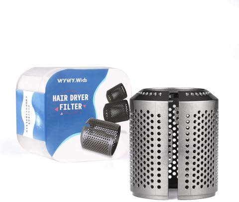 WYWY.Wide Replacement Filter for Dyson Supersonic HD01 HD03 HD08 Hair Dryer Replacement Filter for Hair Dryer (Metal Grey)