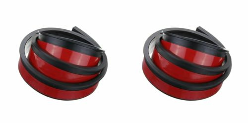 4 Embellecedores de de Rueda de Coche, 1,5 M, Protección Universal de Goma para de Rueda de Coche, Tiras Anticolisión, Molduras, Embellecedor de Guardabarros