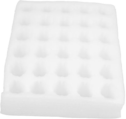 GARVALON Eier-organizer Mit Gittern Für Eierversand Aufbewahrungsbox Aus Epe-schaummaterial Für Küchenkühlschränke Wiederverwendbarer Eierbehälter Zum Schutz Empfindlicher Eier