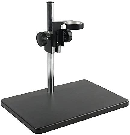 Microscope USB Video Microscope Camera, ​Adjustable Boom Table Working Stand Holder + 50mm Ring Holder + Multi-axis Adjustable Metal Arm(Gold)