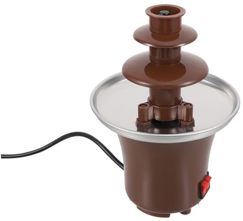 BATHVEVE 1 Pieza Fuente de Chocolate de Máquina de Fondue Elegante para Fiestas y Reuniones de y Limpiar para con Amigos y Familia para Chocolate