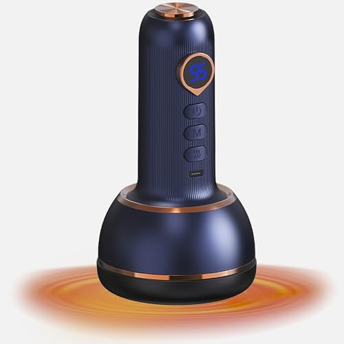 Waabose Veno Pulse Neuropathie Fußmassagegerät, lymphatic Drainage Massager, Venopulse Gegen Krampfadern mit Wärmefunktion und Vibration, Massagegerät für Füße,Hände,Rücken (Blau)