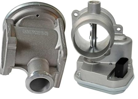 Escape AGR Para Serie 3 5 6 7 Serie 3 5 Touring E60 E61 E91 E90 E63 11717791481 1×Cuerpo Del Acelerador + 1×Válvula EGR