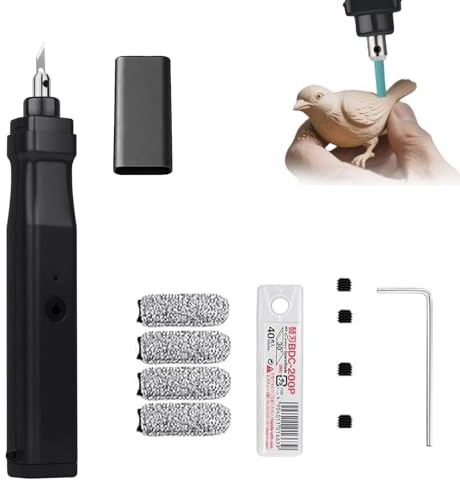 Cutter Ultrasonique 30w, Couteau Ultra Sonique Portable 40khz avec 40 Lames, ébarbage 3D Print DIY Cutting, pour Acrylique, Bois, PVC, Plastique, Tissu & Cuir Cutting