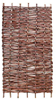 WEIDENPROFI Sichtschutz, Weidenzaun Modell Klassik, Flechtzaun aus Weide, Größe (BxH): 90 x 180 cm