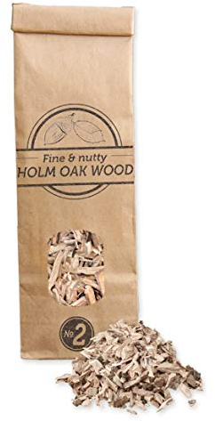 Smokey Olive Wood sow-117 Holm Oak Wood Chips, Brown