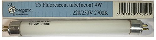 Energetic Lighting el4 W2700 K – Tubo T5 Mini fluorescente G5 4 W 2700 K 220/230 V L = 136 mm