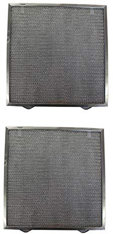 Filter Everything Replacement Aluminum Filters Compatible with Broan 97017415, S97017415, G-8193 – 13-3/4” x 14” x 3/8” (2 PTSS, 2 TSSS) – 2-Pack