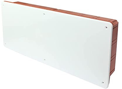 Scatola cassetta di derivazione 294x152x70 mm da incasso con coperchio rettangolare per collegamenti cavi elettrici