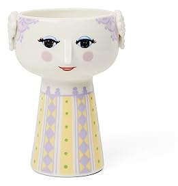 Bjørn Wiinblad 56536 Eve Vase, Lavender, 15 cm Höhe, Lavendelblau