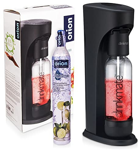 AquaDream C02 Machine à gazéifier pour gazéifier l'eau gazeuse pour eau et siphon Noir