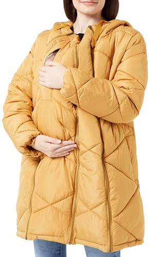 MAMA.LICIOUS Mlnewcharlot BW 3 in 1 Padded Coat A. Giacca, Giallo, M Donna