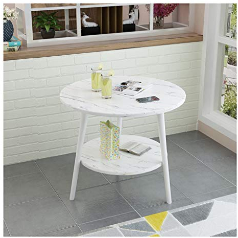 Sofatisch für Wohnzimmer, nordischer Couchtisch, Blumentisch, kleiner runder Tisch, einfacher moderner kleiner Apartment-Schlafzimmer-Balkon, doppelter kreativer Mini-Sofa-Beistelltisch, Beistelltisch