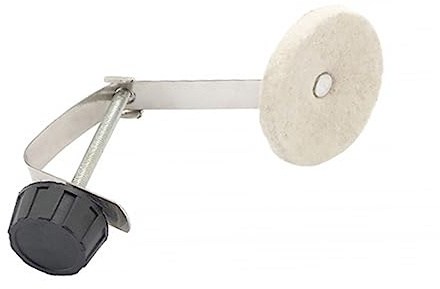 Bassdrum Dämpfungspad Wc302, Silber, 1 Satz für Schlagzeug | Metall und Baumwolle, Abnehmbar, Volumenreduktion, Zubehör für Drum Bausatz