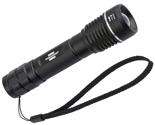 Brennenstuhl LuxPremium Akku-Fokus-LED-Taschenlampe TL 601 AF IP67 / Aufladbare Taschenleuchte mit CREE-LED (600lm, 190m, fokussierbar, max. 26h, inkl. USB C Ladekabel)