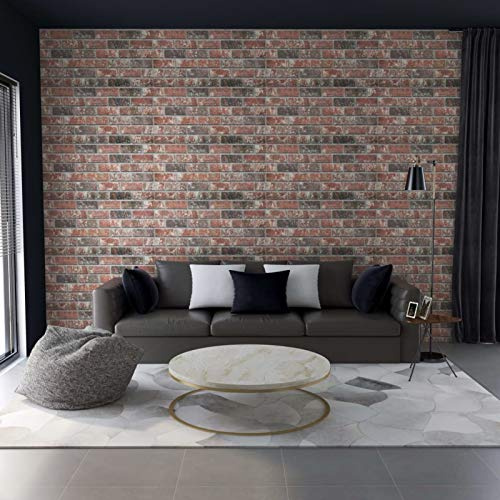 ShGaxin Pannelli Murali 3D con Mattoni Marrone Scuro e Grigio 11 pz EPS,Articoli di ferramenta,Materiali da Costruzione,Pannelli-147196