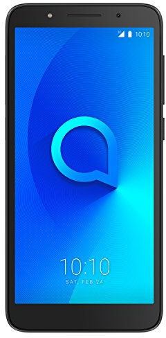 Alcatel 1C Android UK-SIM Free Smartphone - Metallic Black (Renewed)
