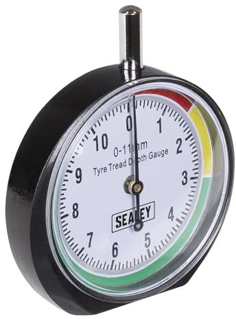 Sealey Tyre Tread Depth Dial Gauge - Pocket Type - VS0568