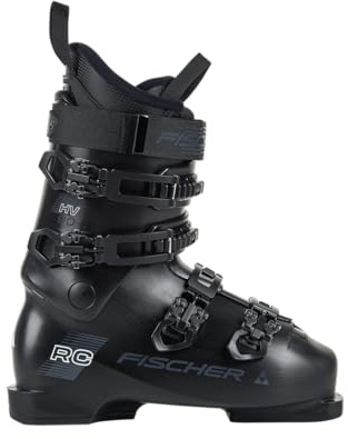 Fischer RC90 Flex 90 - Botas de esquí alpino, talla MP25/25,5, color negro, ajuste ancho, para conductores avanzados y buenos