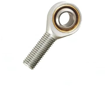 MEMEM Extremo de rótula SA14, rótula de Ojo de pez, Mano Derecha, rótula Uniball, Rosca Macho T/K, Eje de rodamiento de 14 mm