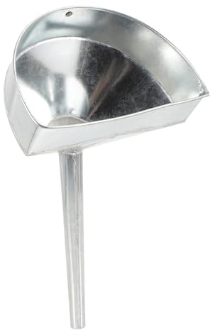 Warmhm Filtre à Essence Voiture, Conception Longue Tige en Fer Entonnoir à Essence Voiture Léger et Pratique Remplissage D'huile Moteur et Carburant Auto