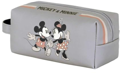Disney Minnie Mouse Face-Trousse de Toilette de Voyage Brick Plus, Multicolore, 27 x 13 cm