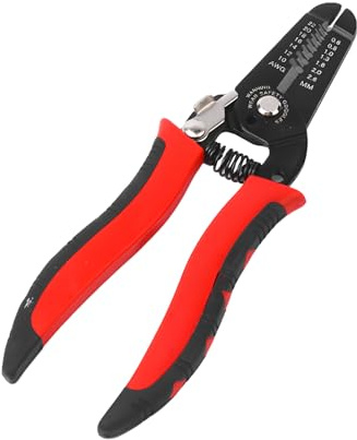 Foyscr 10-22AWG Multi Gauge Wire Cutter and Wire Stripper, 7 Precision Spring Tool, Easy to Use for DIY Projects, Ideal for Electrical Wiring, Stripping, and Cutting Cables