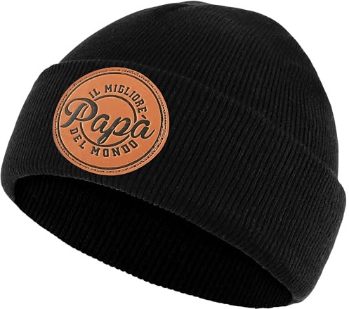 Merclix Regalo papà Cappello Uomo Lavorato A Maglia Regalo Papa Natale Compleanno Utile Festa del papà